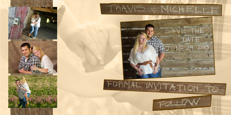 Save the date for Travis and Michelle